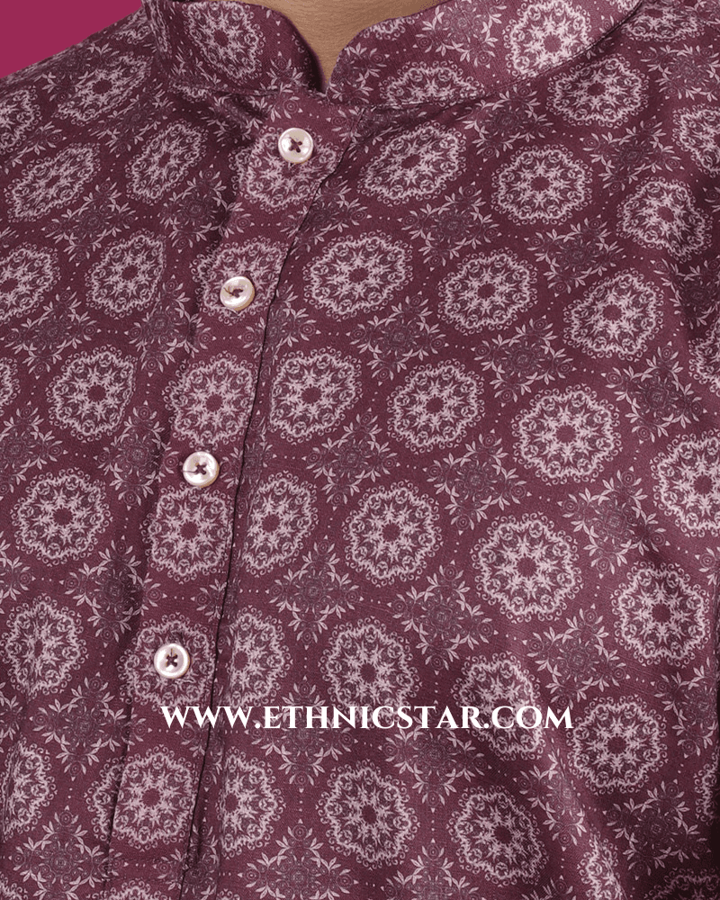 Designer Printed Kurta Pajama