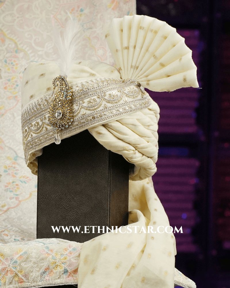 Cotton Silk Readymade Safa For Wedding